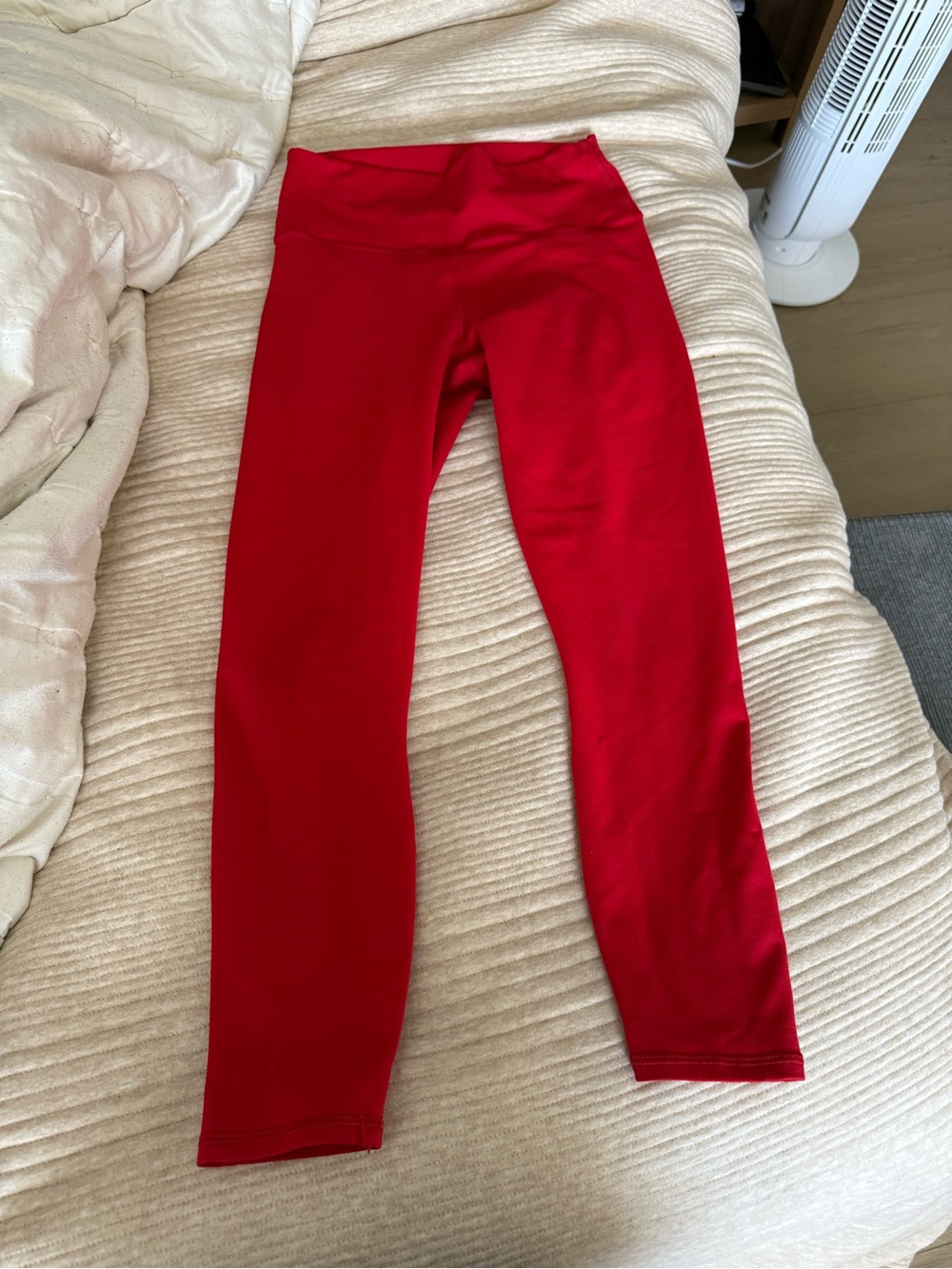 Fabletics Red Women's High-Waist Performance Leggings